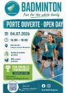 Porte ouverte - Badmionton 2026